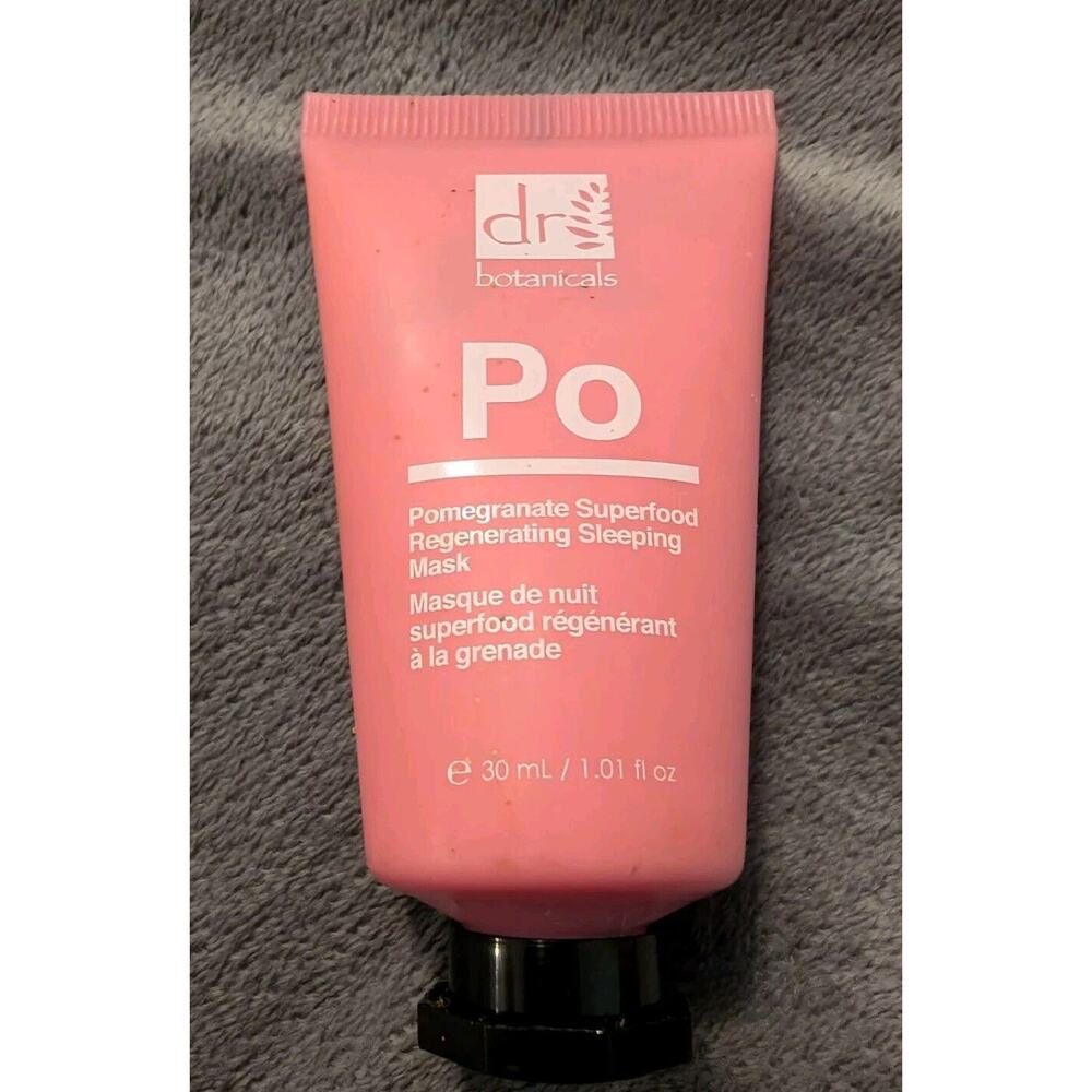 Dr. Botanicals Po Pomegranate Superfood Rehydrating Sleeping Mask 1.01 Oz. NEW